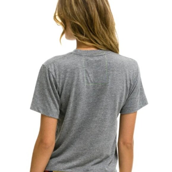 AVIATOR NATION LAGUNA BEACH BOYFRIEND TEE - HEATHER GREY - Picture 8 of 8